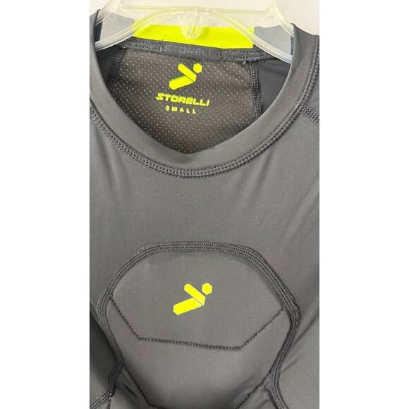 Storelli BodyShield Soccer Padded Compression Undershirt Small Black - Picture 2 of 9